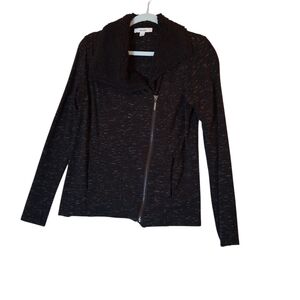 Kensie Black Textured Jacket